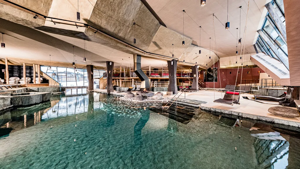 indoor pool of Caravn Park Sexten
